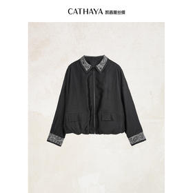 凯喜雅衬衫领夹克外套