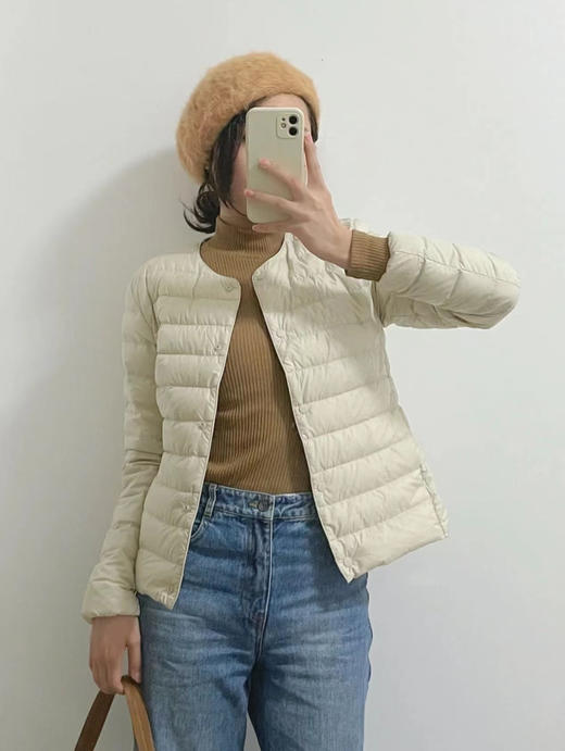 【U家同款羽绒服马甲/长袖】秋冬巨实用的款，外穿/做内胆均可！百搭圆领设计，工厂回馈的好货✊日资大厂出！ 商品图12