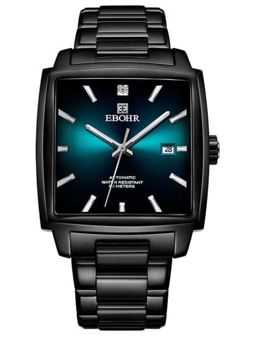 依波手表男全自动机械男表真钻石方表防水男士腕表2301 商品图3