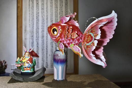 正安 秋分手作 和明·兔儿爷彩绘&非遗鱼灯 祈愿家宅永安照亮团圆路 中秋月满处即故乡 商品图7
