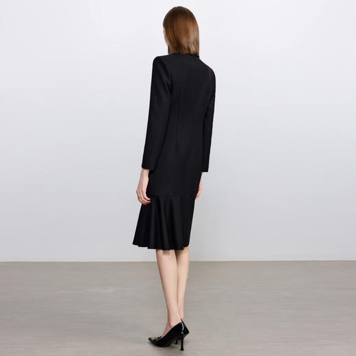 IWY/气质西装连衣裙女收腰显瘦黑色职业装干练通勤正装Q1445 商品图4