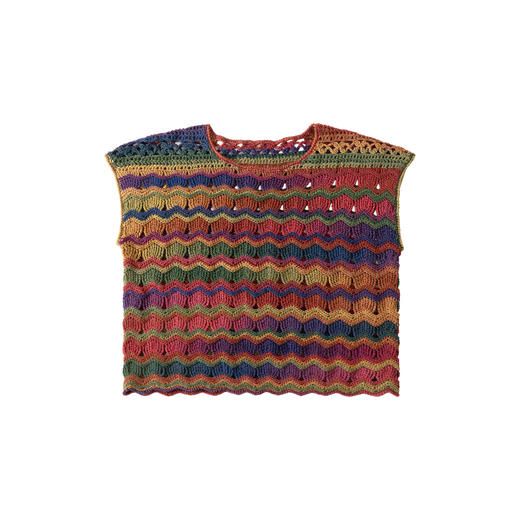 苏苏姐家锦瑟背心手工diy钩针编织段染羊毛线毛线团材料包 商品图4