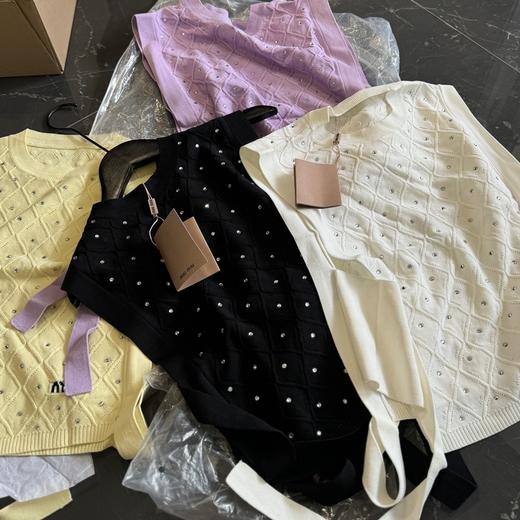 缪家满钻 冰丝羊毛混纺背心 商品图11