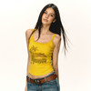 Ariseism 美式复古外穿黄色花边印花吊带背心女2025夏季新款上衣 商品缩略图0