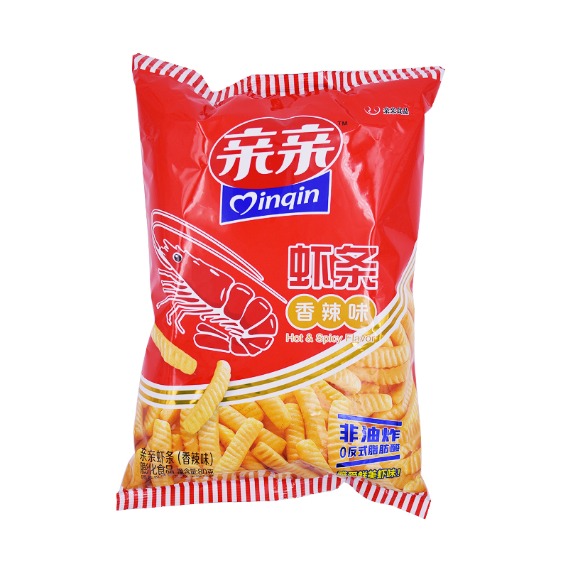亲亲虾条 香辣味 80g