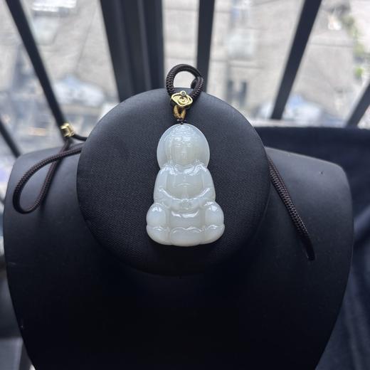 和田玉吊坠-净瓶观音52*31 商品图0