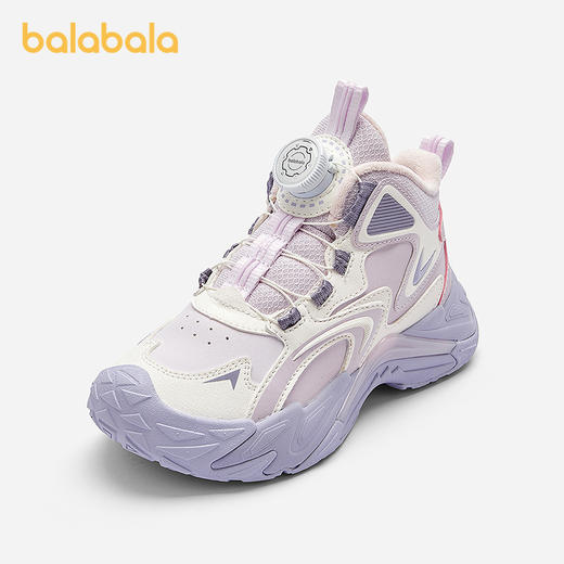 巴拉巴拉童鞋儿童运动鞋女童防滑户外鞋加绒保暖秋冬鞋子时尚潮流 商品图0