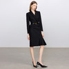 IWY/气质西装连衣裙女收腰显瘦黑色职业装干练通勤正装Q1445 商品缩略图1