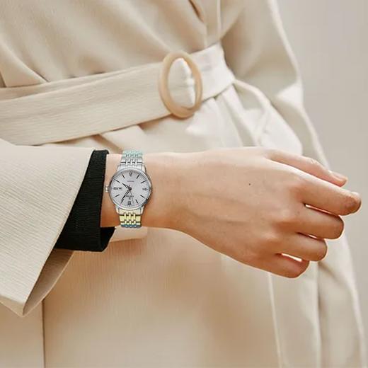 依波表EBOHR情侣款手表男女表自动机械表日历简约官方正品3614 商品图2