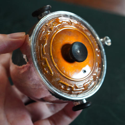 银壶锤纹直腰盖碗 约140g左右 商品图4