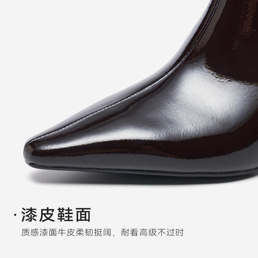 星期六摩登风尚尖头细跟时装短靴SSD4116582 商品图8