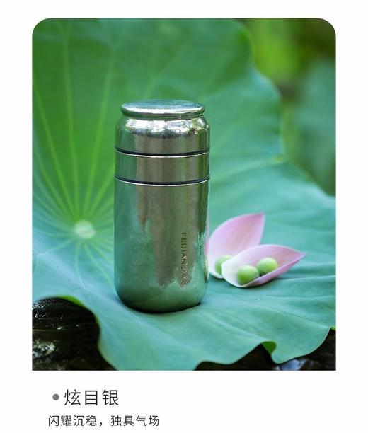 飞剑纯钛保温杯云动系列钛晶茶水分离杯 双层杯茶仓焖泡 商品图1