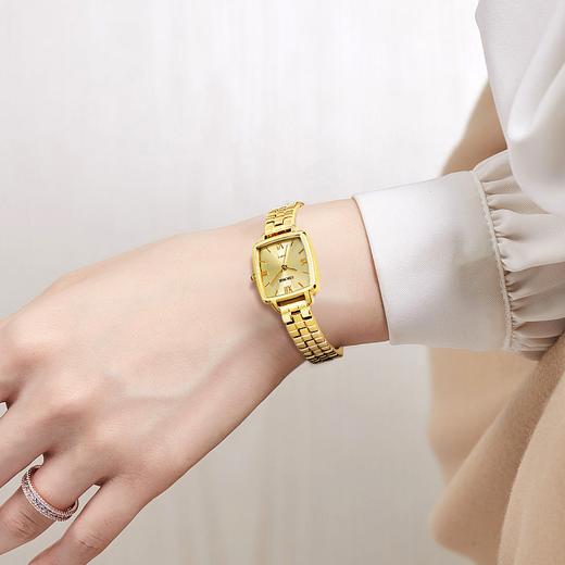 依波表EBOHR小金表手表女款轻奢高级石英表小众气质毕业礼物5677 商品图1