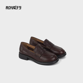 和诚行2025秋季新款时尚百搭一脚蹬软底通勤乐福鞋0820305