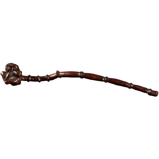 清	硬木竹节工如意 商品图5