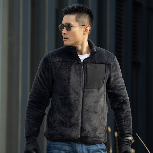 【龙牙上新】加强版龙牙隐松保暖抓绒衣加强版 商品图2