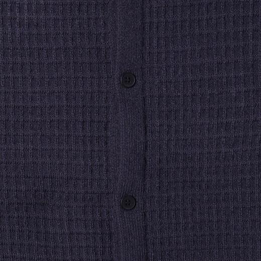 51168SDSA男士秋冬新款痞帅男装复古格子纽扣翻领开衫针织衫时尚毛衣 商品图3