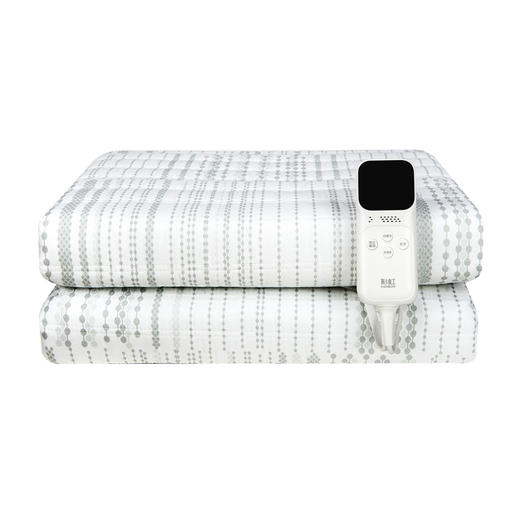 彩虹全线路自动控温电热毯（单面纯棉+智能语音控制）1872   宽1.5米 长1.8米 商品图1