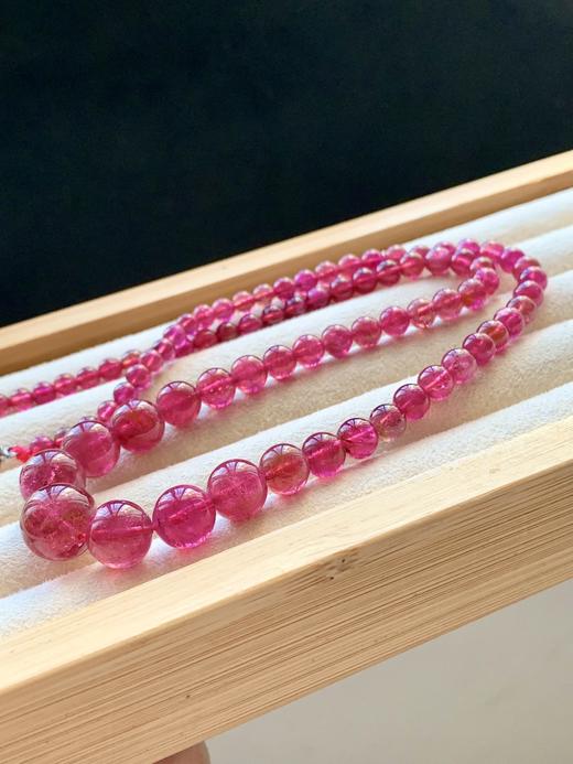 4.7-12mm红碧玺项链 商品图4