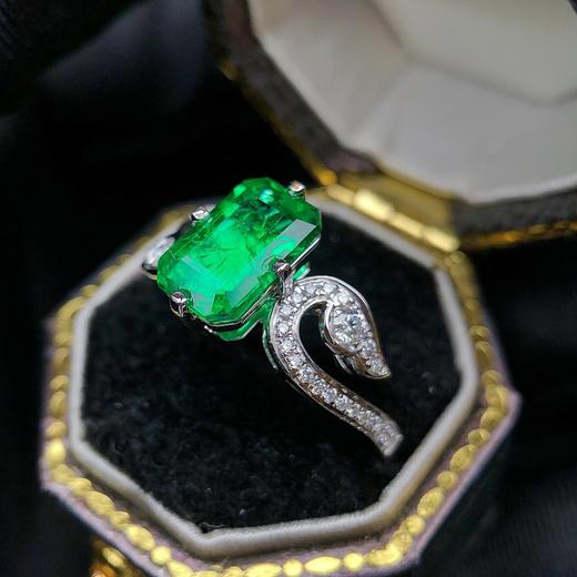 1.62ct刻面祖母绿戒指 商品图5