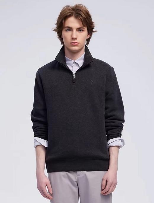 哈吉斯 休闲长袖纯色时尚卫衣 男款（SS） 商品图3