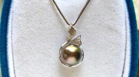 大溪地珍珠吊坠