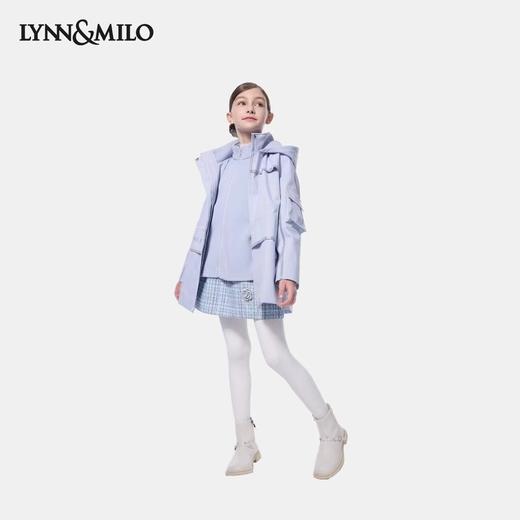 【春上新】【秋冬新品】8楼 LYNN&MILO琳麦罗 蓝色加绒三合一可拆卸防水冲锋衣 商品图4