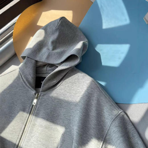 美式复古!2025秋冬新品双开头拉链宽松连帽卫衣气质运动外套女款！ 商品图1