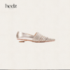 heelz艺术工坊系列｜手工编织羊皮尖头平底鞋2公分 商品缩略图0