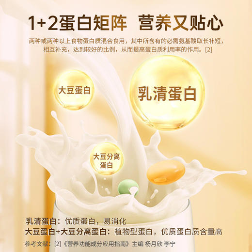 【礼盒装】黄金搭档蛋白粉固体饮料400g*2罐 商品图4