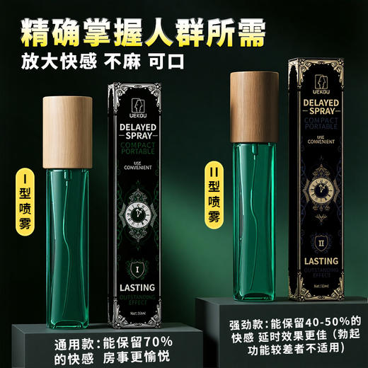 UEKOU延时延迟久战喷剂喷雾男性印度神油生物酶缓释持久不射男用 商品图2