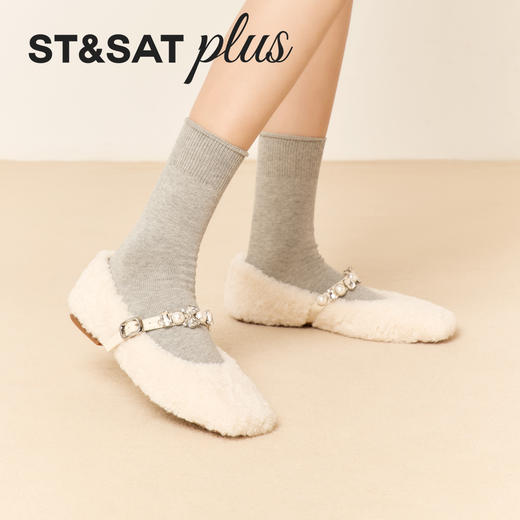 星期六精致珍珠钻扣毛绒玛丽珍SSD4111537 商品图4