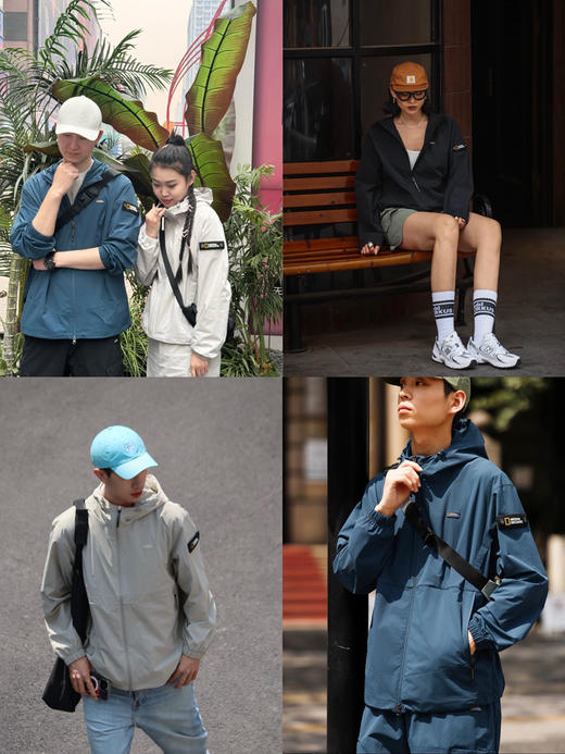 原单正品国家地理户外休闲外套，男女同款
颜色：玛瑙灰 猎户座蓝 炭黑色
尺码：s m l xl xxl   稍宽松效果 商品图8