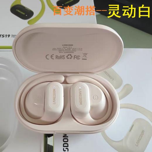 兰士顿TS19开放式运动耳机蓝牙挂耳式2025新款气骨传导无线不入耳跑步耳机 商品图1