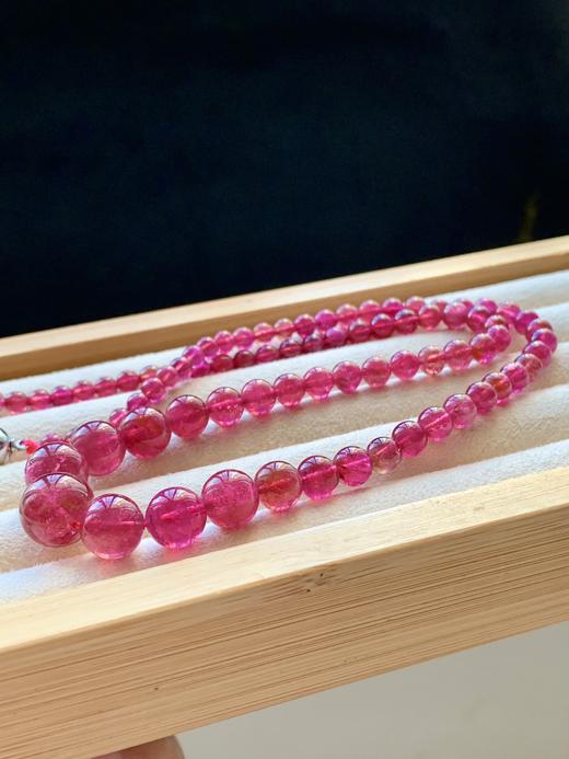 4.7-12mm红碧玺项链 商品图8