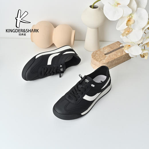 KDS经典鲨2025年秋季专柜新品男士拼色平底一脚蹬舒适休闲鞋KW08-533351 商品图1