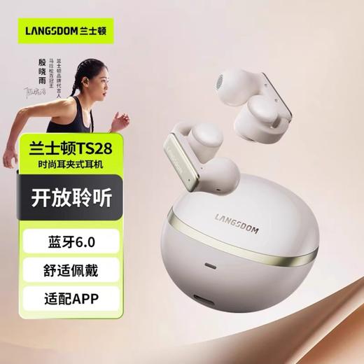 兰士顿TS28耳夹式蓝牙耳机2025新款无线开放式不入耳气骨传导运动 商品图0