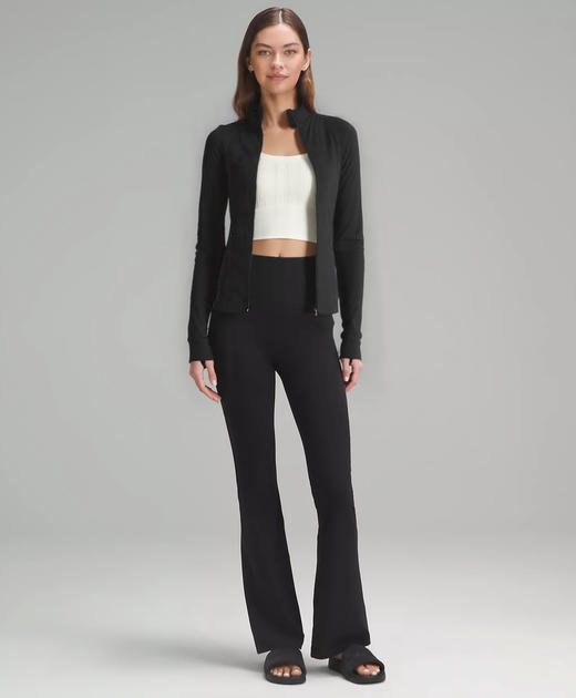 官网1080！穿出S曲线~修身收腰立领瑜伽服 长袖运动外套上衣 女显瘦百搭弹力跑步健身服 商品图6