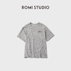 ROMI STUDIO“复古格调”羊毛天丝混纺柔软垂坠短袖T恤 RWCAS66291 商品缩略图0