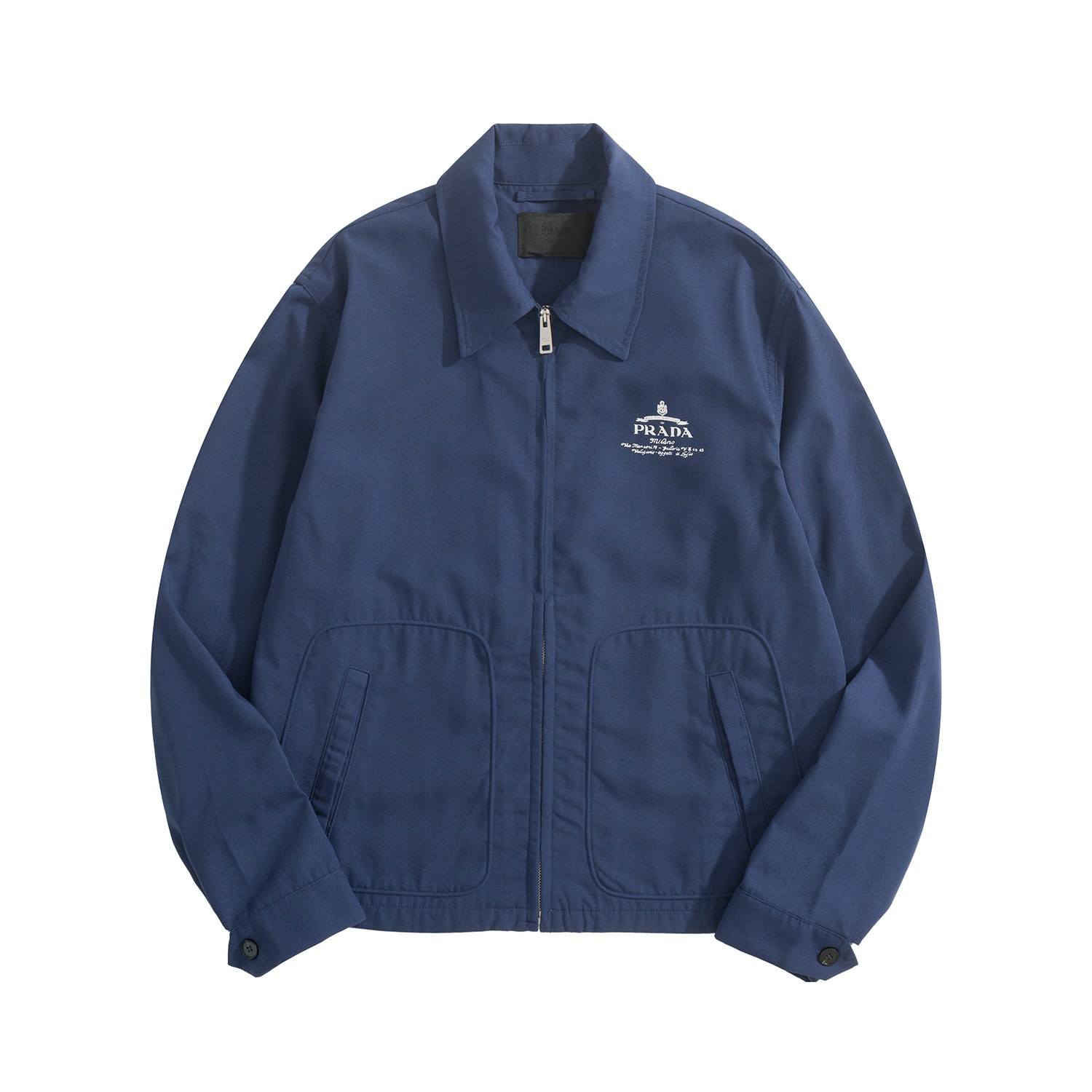 男款棉质做旧印花短夹克外套020