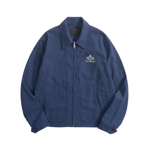 男款棉质做旧印花短夹克外套020 商品图0