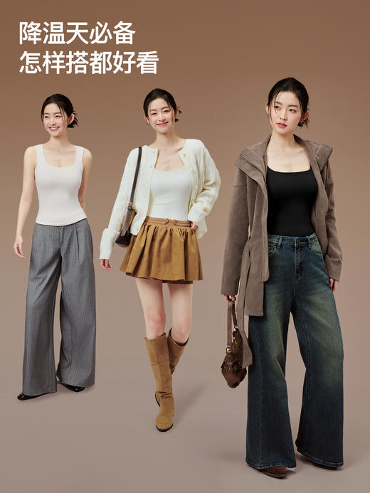 方领Brain轻暖绒背心(2025款新品） 商品图4