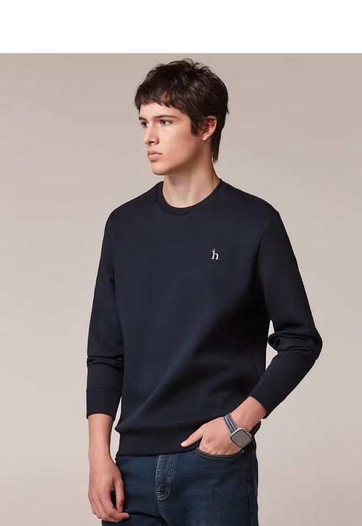 H@ZZYS 25新款右臂字母刺绣圆领卫衣 Z-15620 商品图6