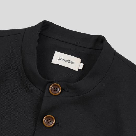 GOODBAI logo贴布绣小立领纽扣正肩西装外套 商品图3