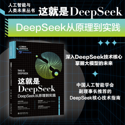 这就是DeepSeek：DeepSeek从原理到实践 王卓 薛栋 隆建 著 北京大学出版社 商品图1