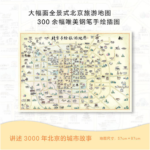  北京手绘旅游地图 商品图3