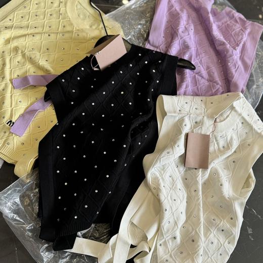 缪家满钻 冰丝羊毛混纺背心 商品图13