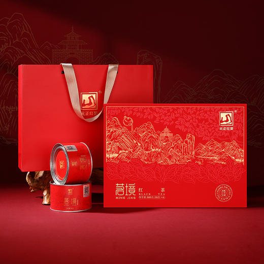 元正 茗境礼盒装 武夷山小种红茶茶叶花蜜香罐装送礼长辈300g 商品图6