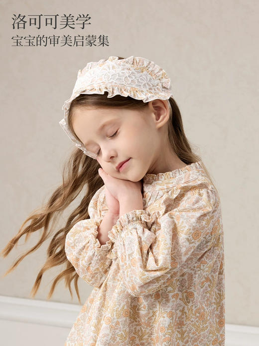 Domiamia 女宝宝梭织花边头带 1-3岁法式蕾丝发饰 商品图1
