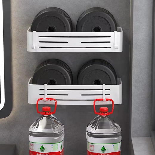 6814白色方形置物篮 商品图1